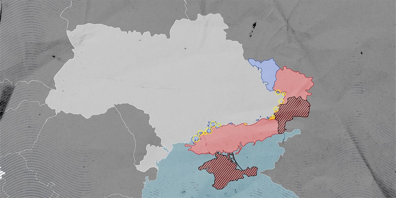 As reconquistas do território ucraniano
