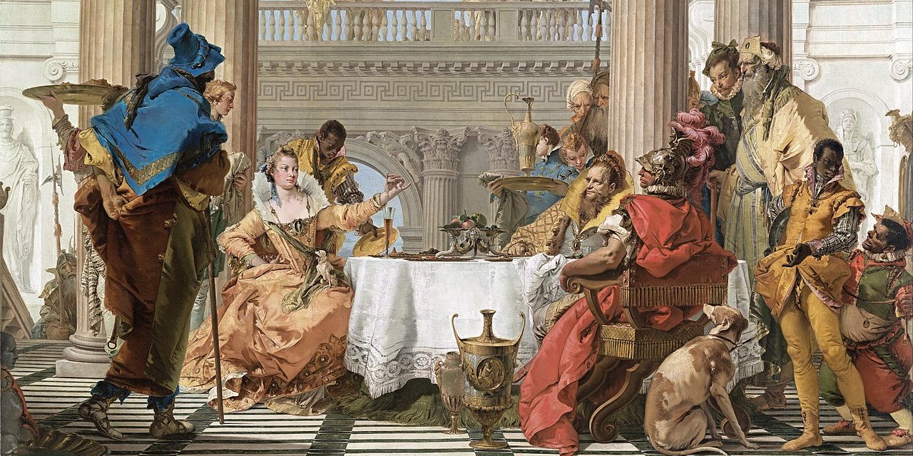 &quot;O Banquete de Cleópatra&quot;, de Giambattista Tiepolo (1744)