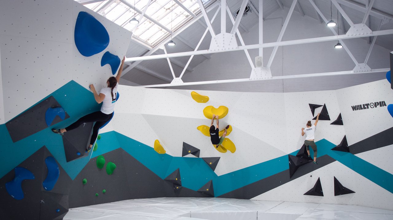 O MURUS abriu em Vila Nova de Gaia e é um complexo de escalada indoor com 400 metros quadrados