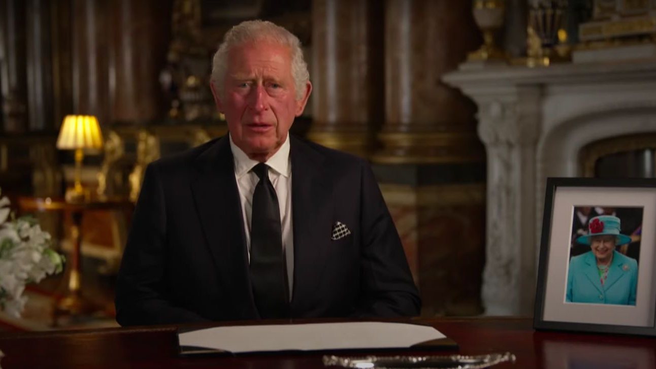 Rei Carlos III falou fez o primeiro discurso após a morte da Rainha Isabel II