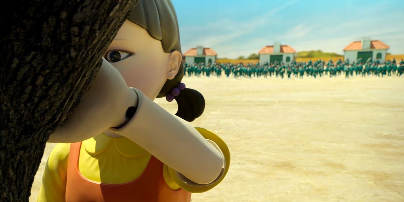 A tradicional brincadeira de crianças Macaquinho do Chinês é jogada com uma boneca assassina na série sul-coreana da Netflix, Squid Game