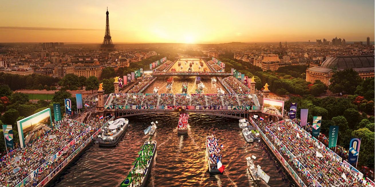 A cerimónia de abertura de Paris-2024 tem como epicentro o rio Sena