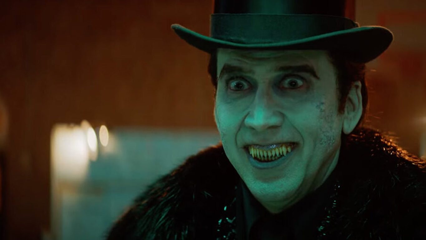 Nicolas Cage interpreta Conde Drácula no filme, comédia de terror