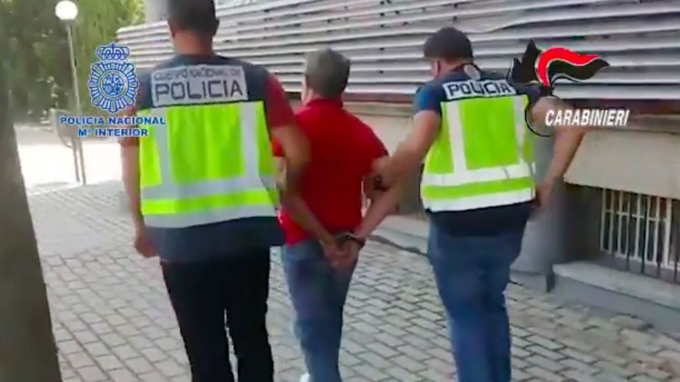 A operação foi concertada entre a polícia espanhola e italiana