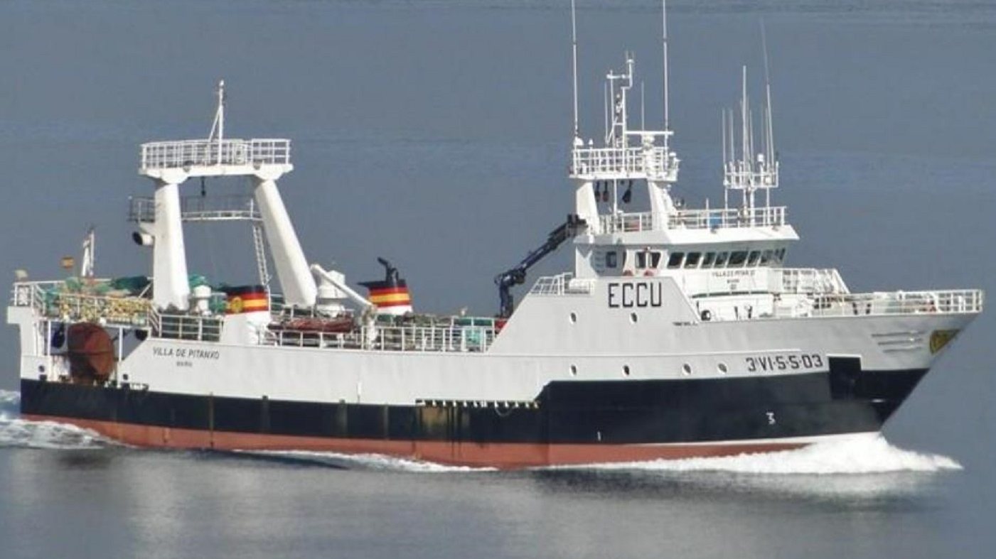 Embarcação espanhola que naufragou na costa do Canadá