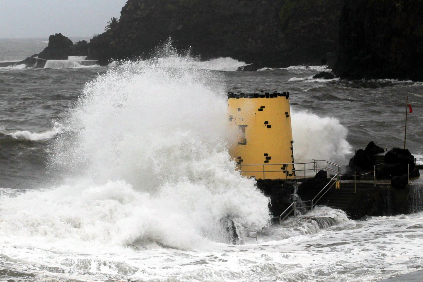Os avisos estão baseados nas previsões do Instituto Português do Mar e da Atmosfera relativas à situação geral do estado do tempo (vento e mar) no arquipélago