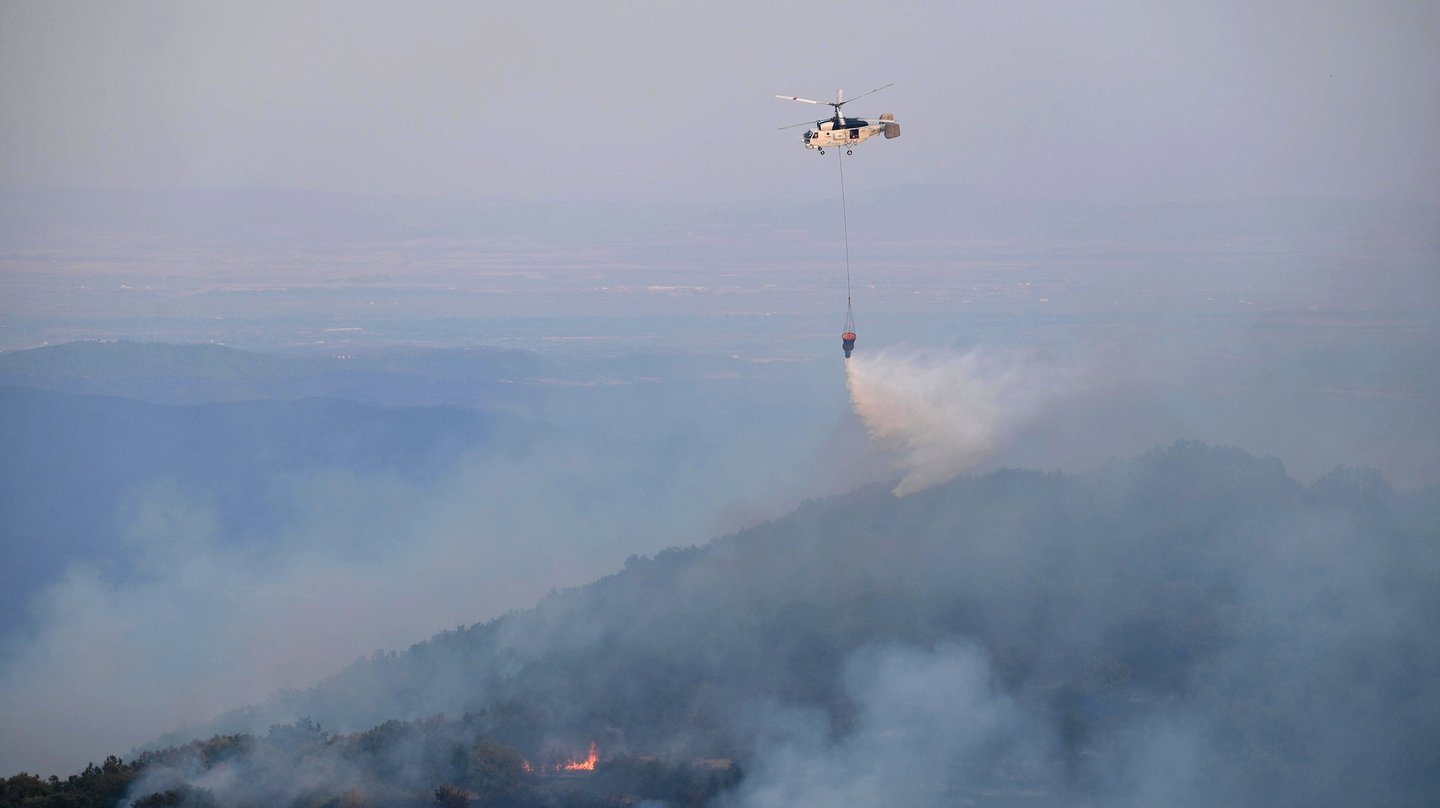 Até agora, arderam mais de 81 mil hectares na região grega de Alexandroupolis