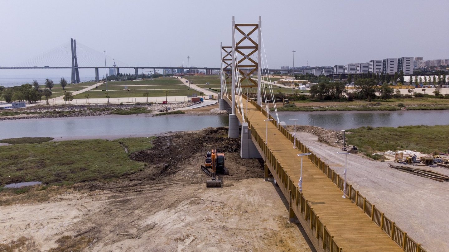 A nova ponte sobre o rio Trancão une Loures a Lisboa