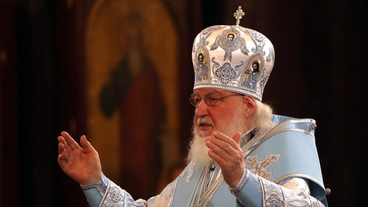 O patriarca russo ortodoxo Cirilo fazia parte de uma lista de mais 58 indivíduos a serem sancionados