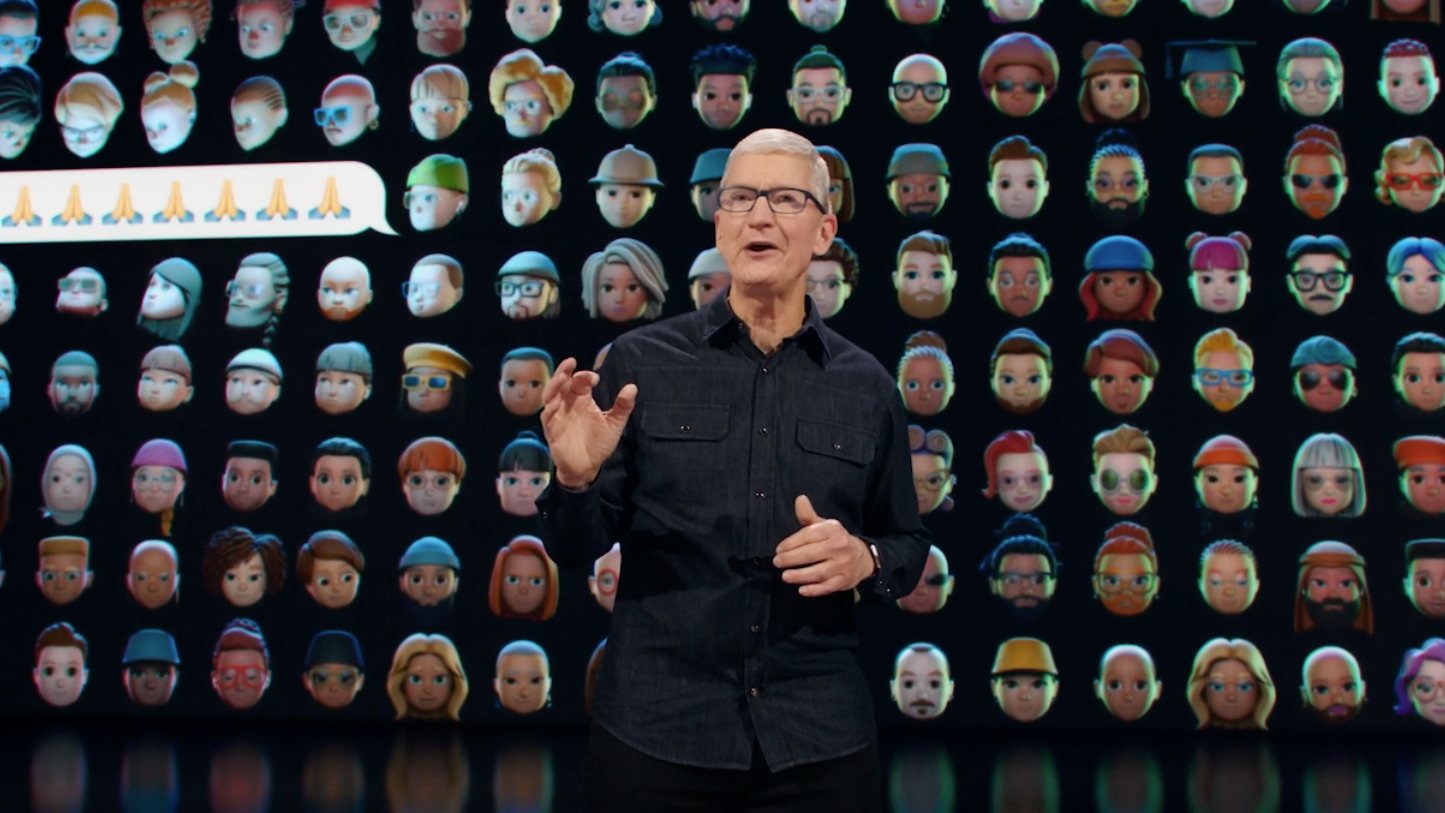 Tim Cook, o presidente executivo da Apple, vai subiu ao palco da segunda edição totalmente digital do WWDC