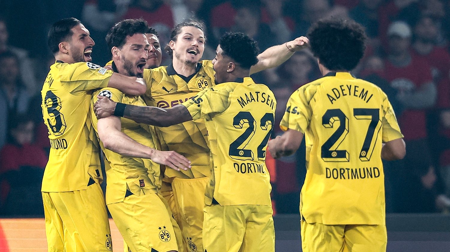 Mats Hummels marcou o único golo de nova vitória pela margem mínima do B. Dortmund que carimbou a passagem à final da Liga dos Campeões