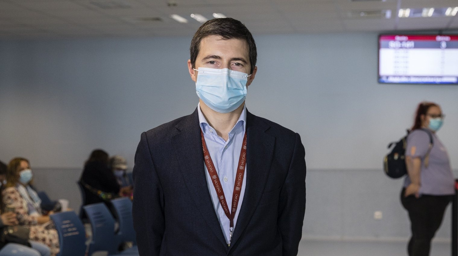 Xavier Barreto diretor do centro de ambulatório faz o ponto de situação da atualidade da urgência do  Hospital de São João, Porto, 18 de maio de 2021. (ACOMPANHA TEXTO DE 19/05/2021) JOSÉ COELHO/LUSA