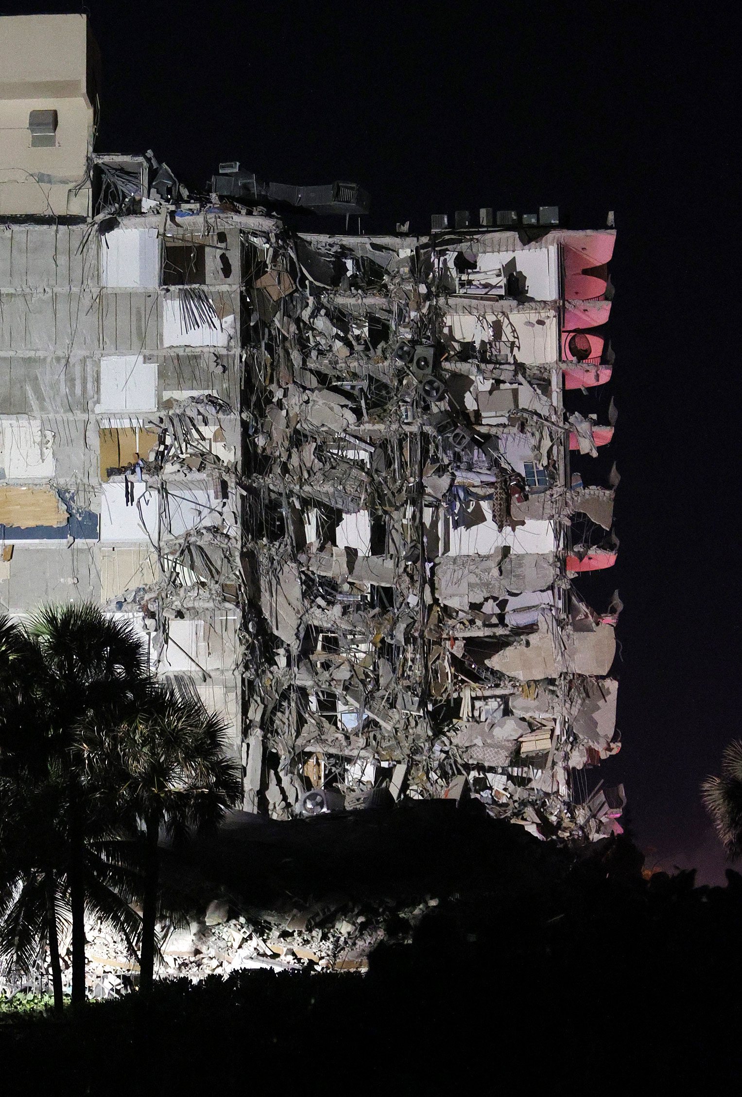 Residential Building In Miami Partially Collapsed