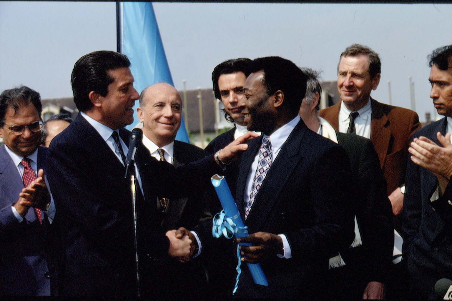 Pelé is named UNESCO Ambassador in Paris
