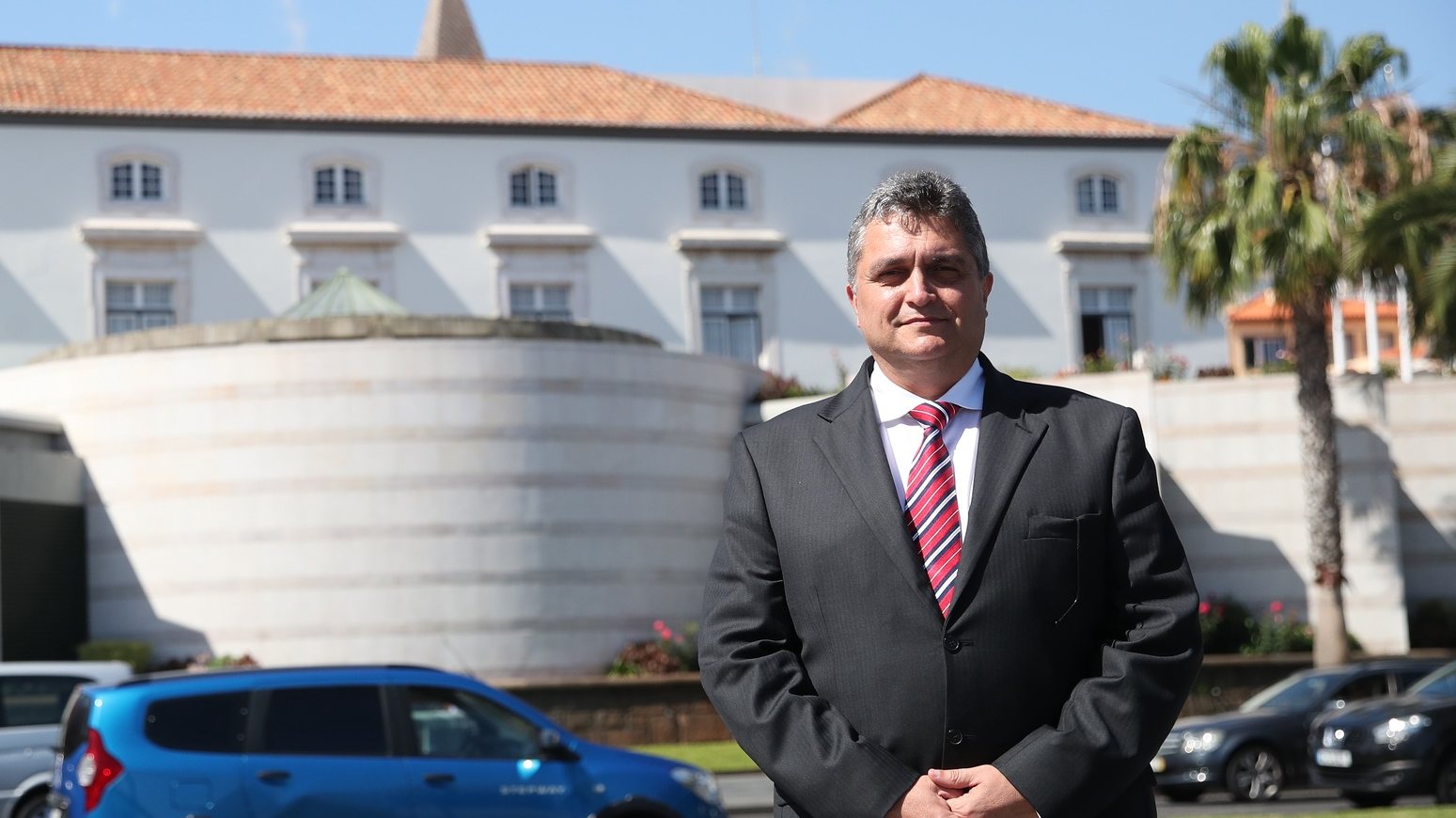 Miguel Pita, cabeça de lista pelo ADN (Alternativa Democrática Nacional) na Madeira às Eleições Legislativas da Madeira marcadas para 26 de maio, em entrevista à Agência Lusa, no Funchal, 23 de abril de 2024. (ACOMPANHA TEXTO DE 06-05-2024)  HOMEM DE GOUVEIA/LUSA