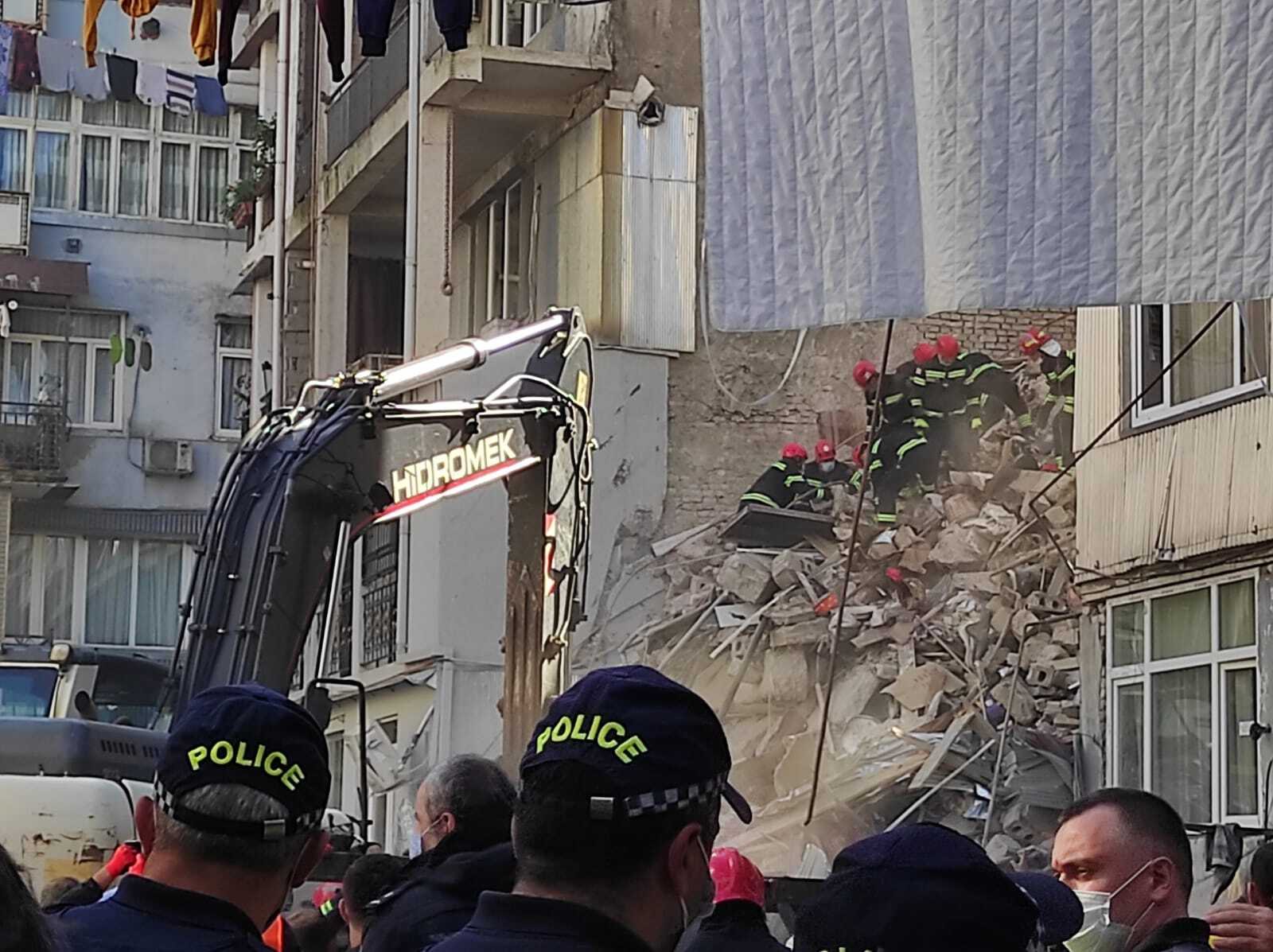 Seven-storey building collapsed in Georgia