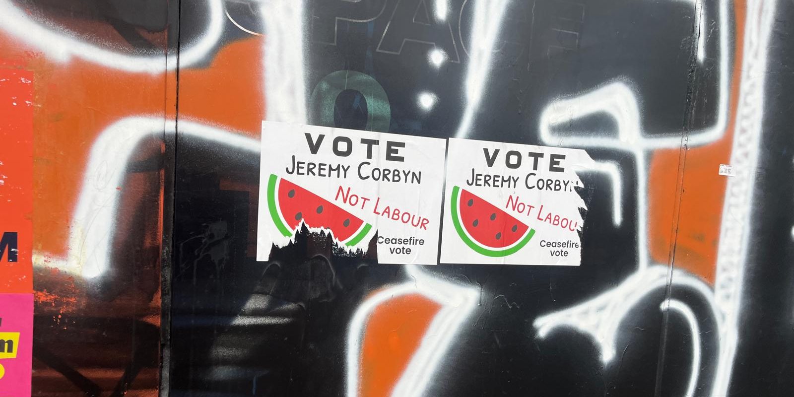 Poster de voto em Jeremy Corbyn em Islington North