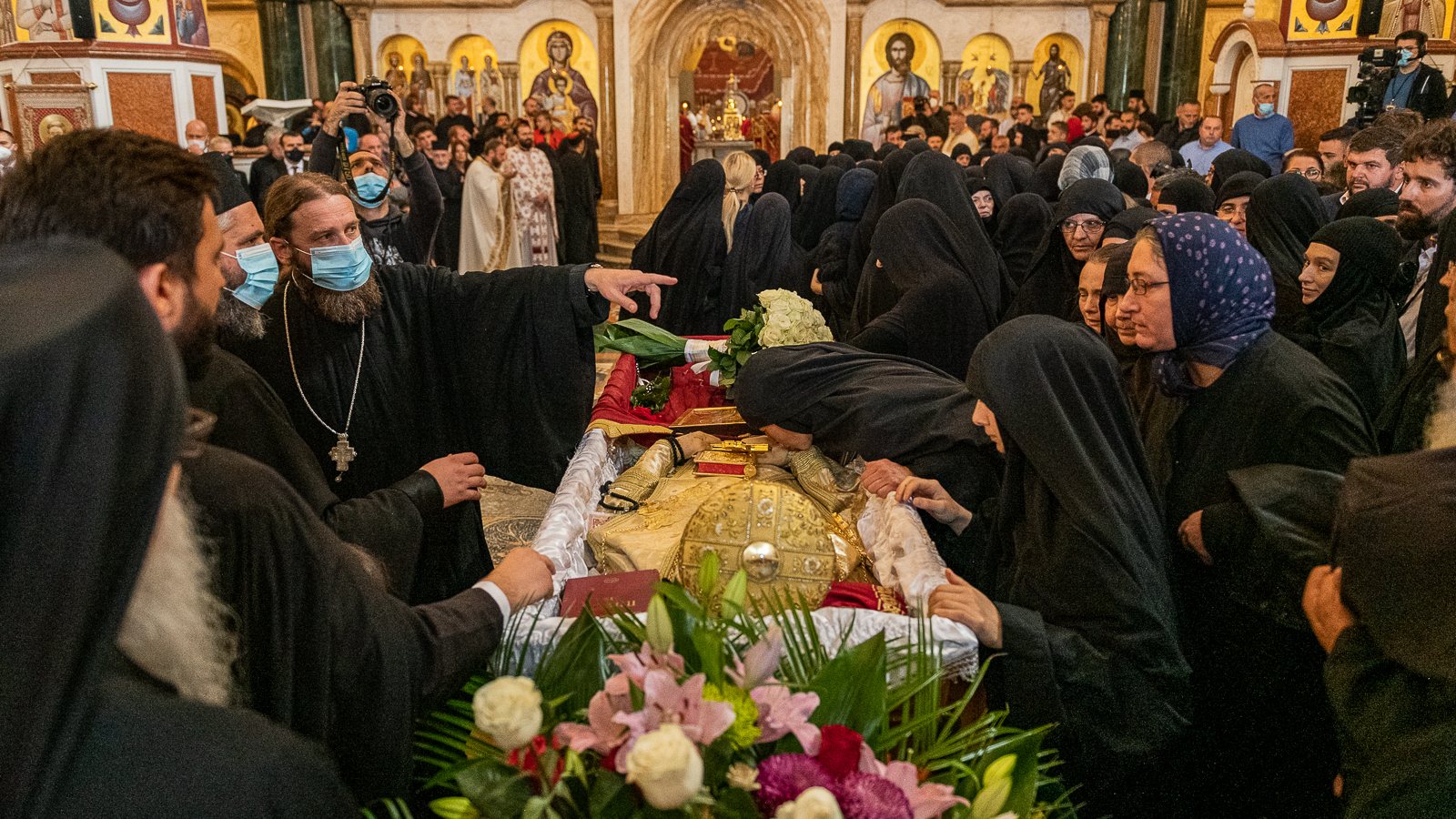 Head of the Serbian Orthodox Church Amfilohije Radovic&#039;s funeral in Podgorica