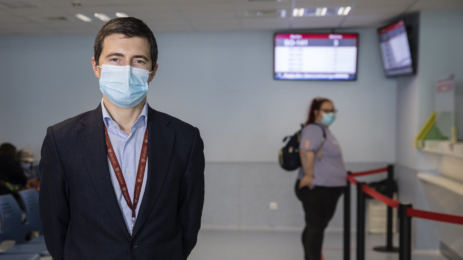 Xavier Barreto diretor do centro de ambulatório faz o ponto de situação da atualidade da urgência do  Hospital de São João, Porto, 18 de maio de 2021. (ACOMPANHA TEXTO DE 19/05/2021) JOSÉ COELHO/LUSA