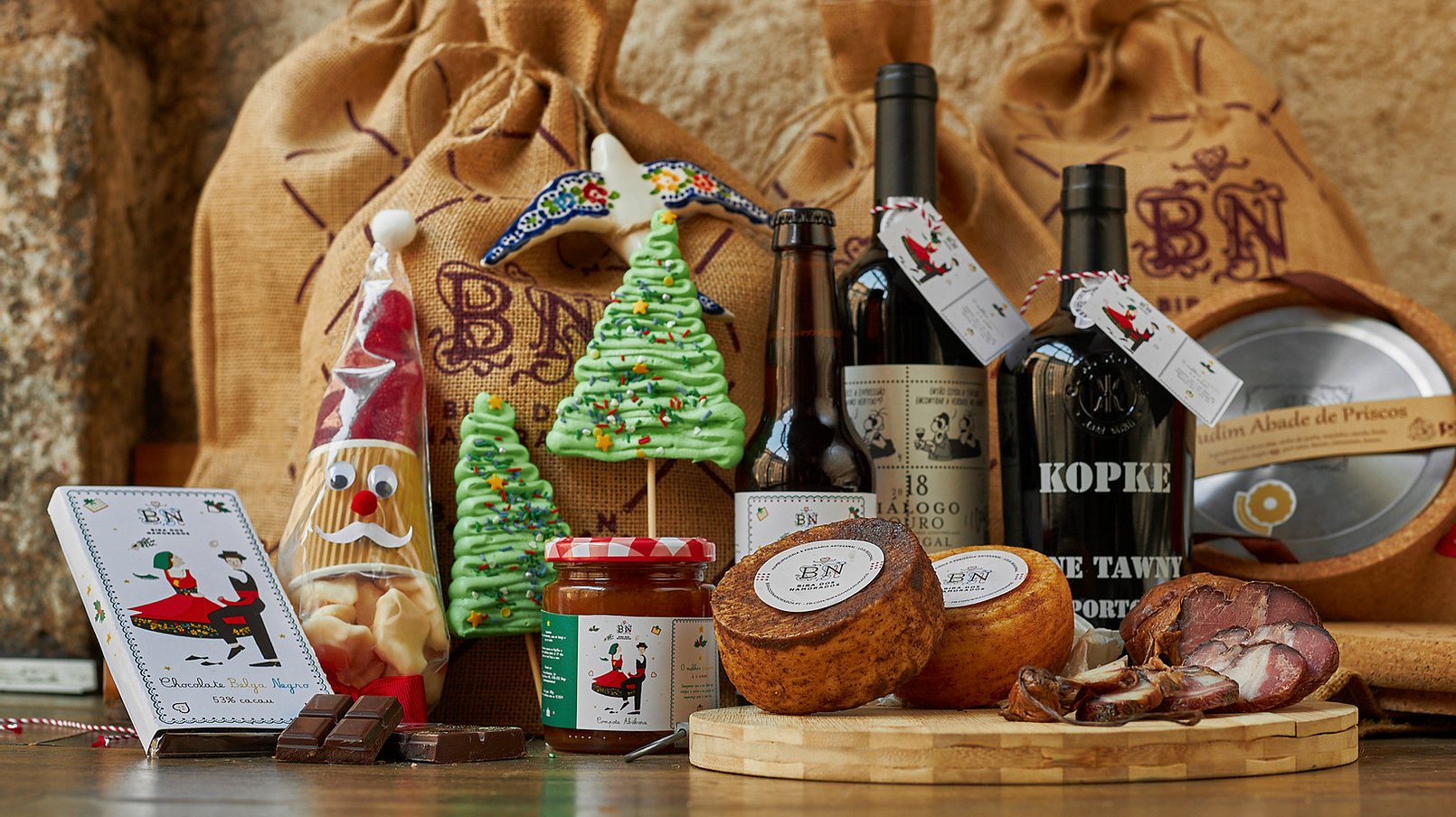 Chocolates, tisanas e cabazes para oferecer no Natal