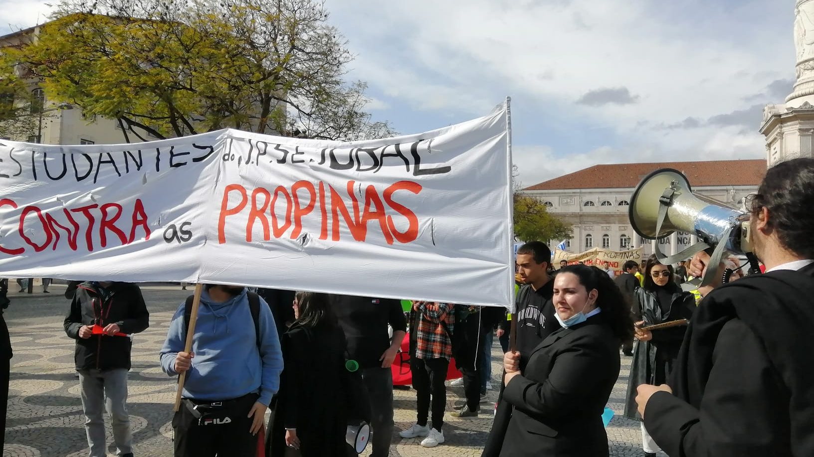 Protestos dos Estudantes em Lisboa