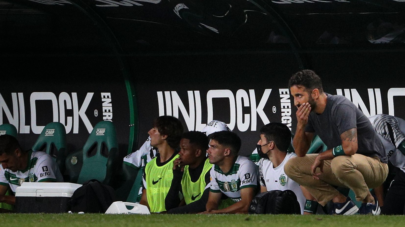 O técnico leonino defendeu que o Sporting poderia ter ido para o intervalo a vencer por mais do que um golo