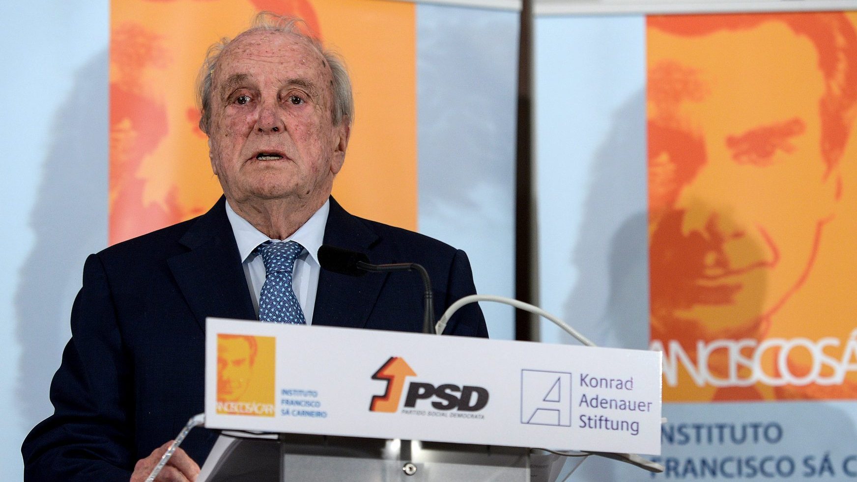 Francisco Pinto Balsemão, discursa durante a conferência “Princípios e valores de Sá Carneiro no séc. XXI”, que decorreu no Porto, 2 de dezembro de 2018.