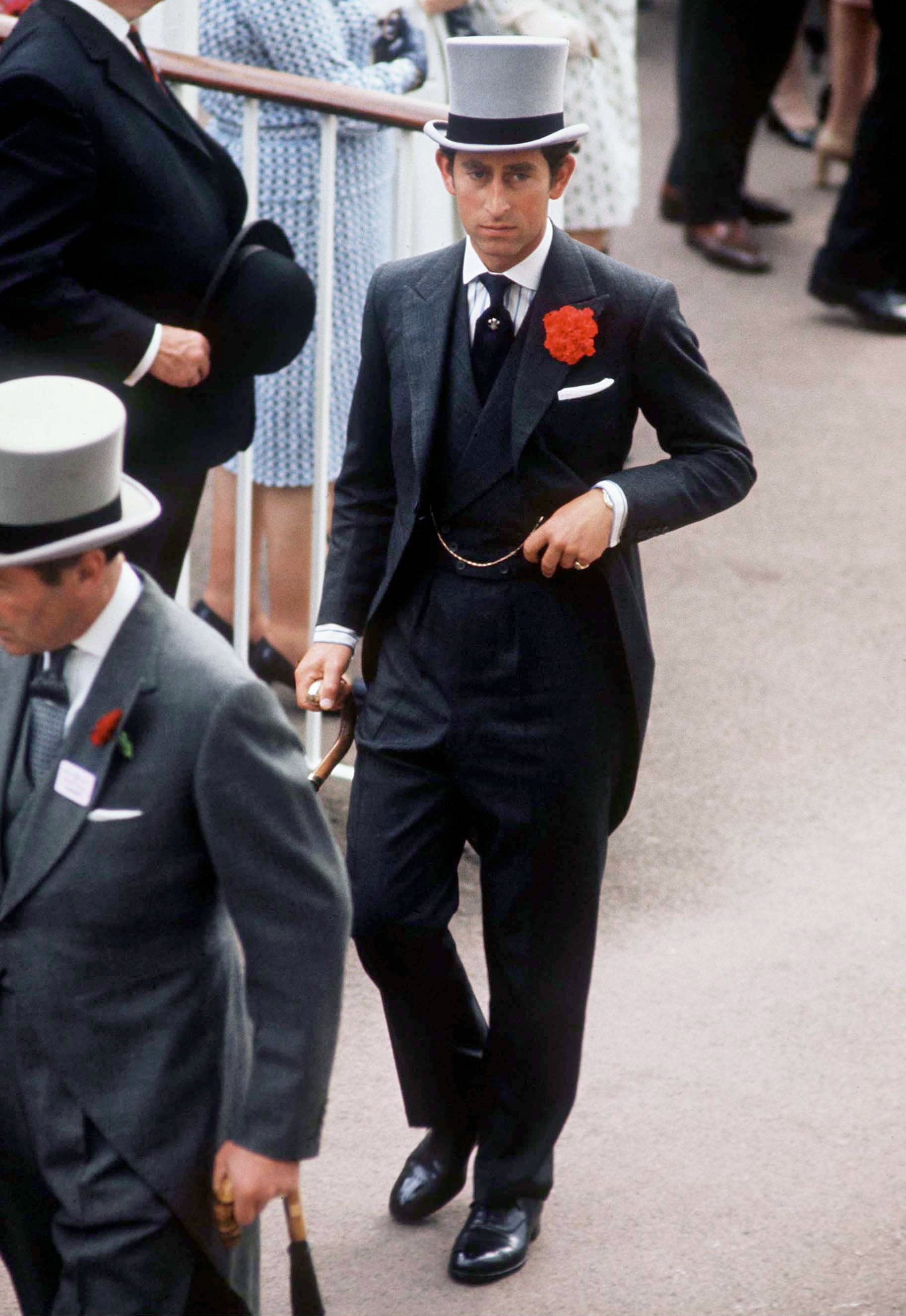 Charles Top Hat And Tails Ascot 1975