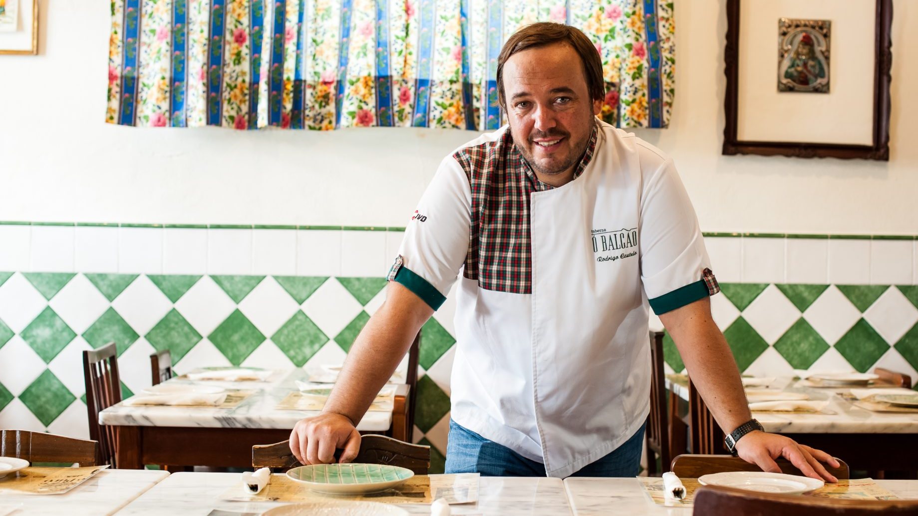 Rodrigo Castelo é figura de proa no mundo da cozinha pelo seu trabalho de pesquisa e cozinha no Taberna Ó Balcão.