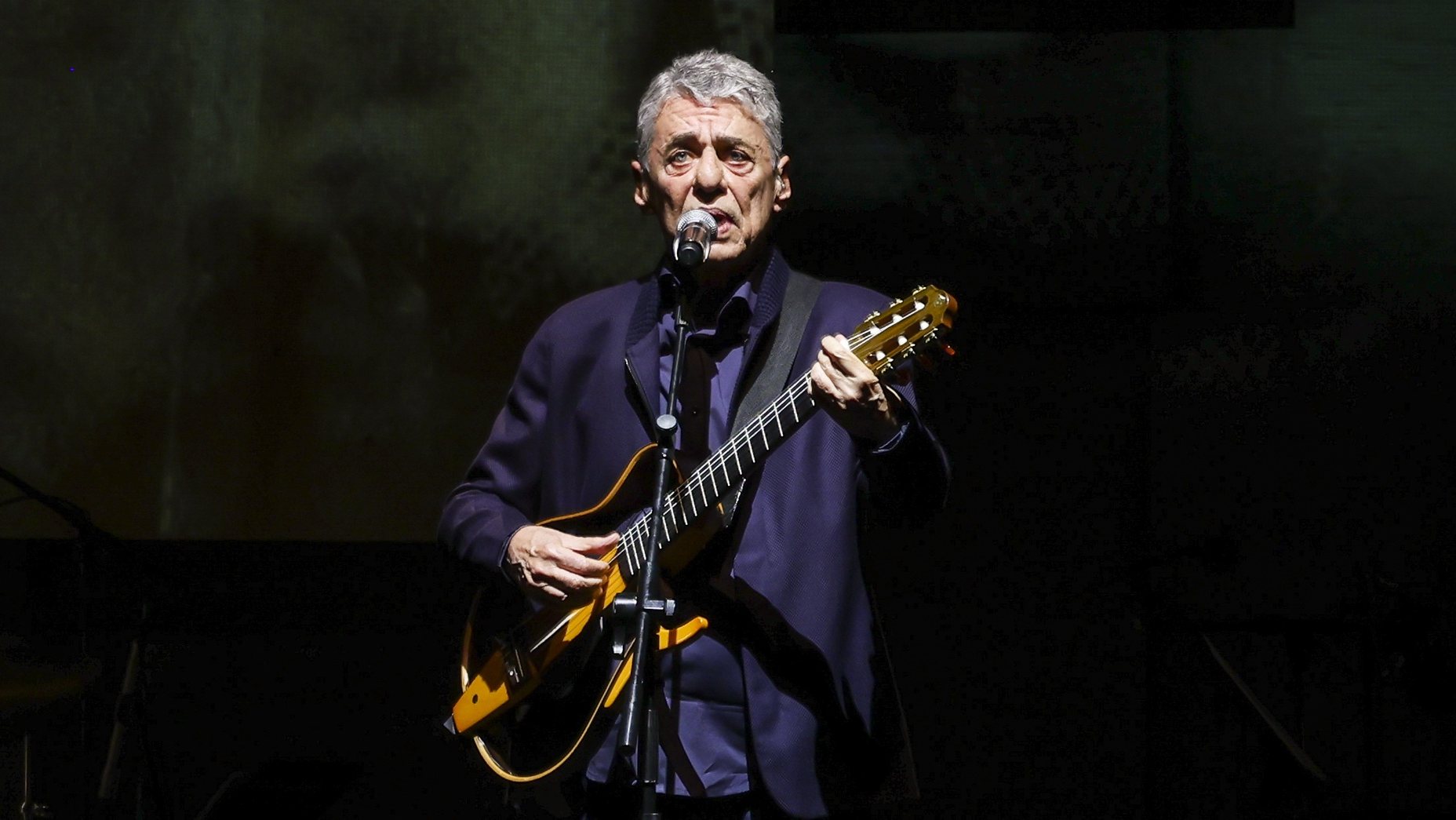 Brazilian singer-songwriter, guitarist, composer, playwright, writer, and poet Chico Buarque, performs live in concert at Campo Pequeno, Lisbon, Portugal, 02 June 2023. JOSE SENA GOULAO/LUSA