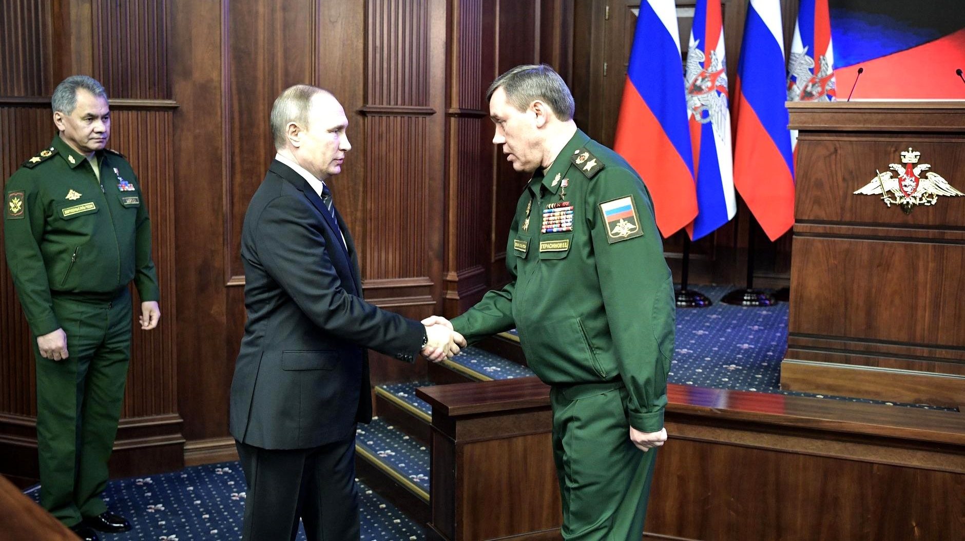 Extended meeting of the Russian Defence Ministry Board in Moscow