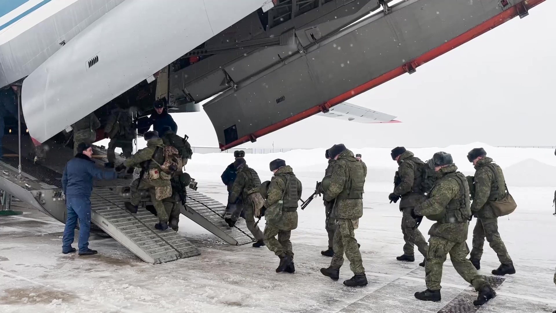 Russia sends peacekeeping forces to Kazakhstan