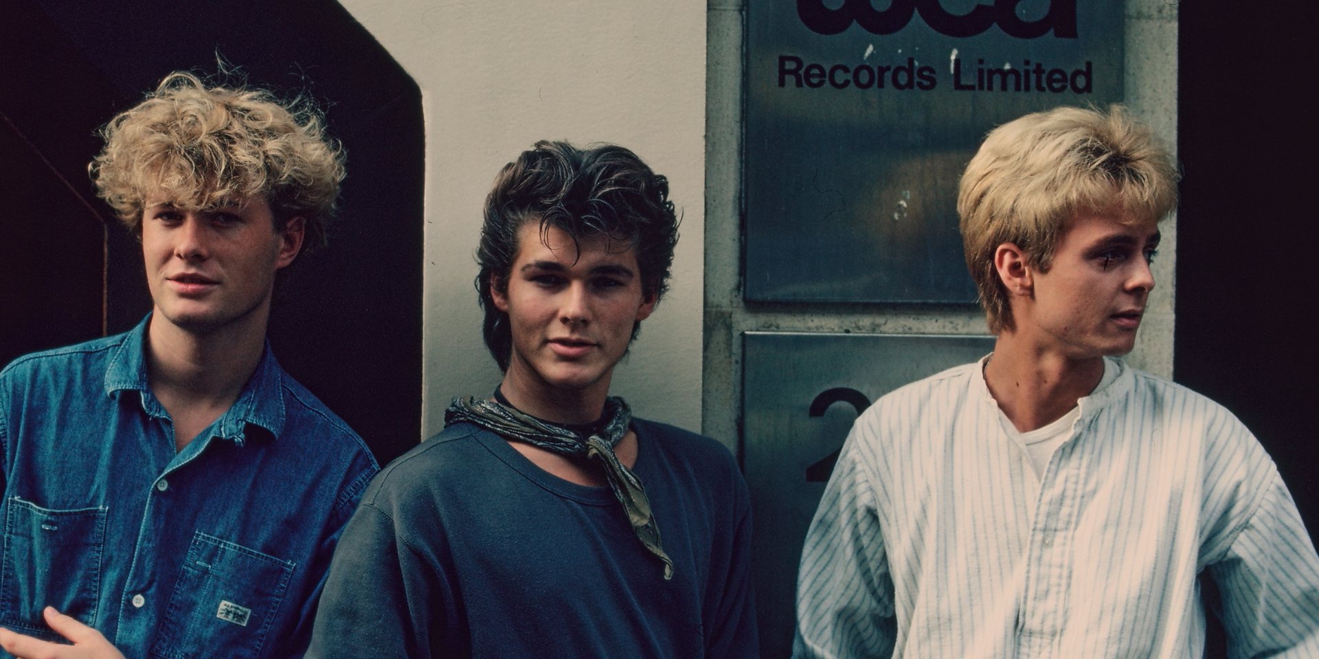 Magne Furuholmen, Morten Harket e Paul Waaktaar-Savoy: os a-ha no auge do sucesso, na década de 80