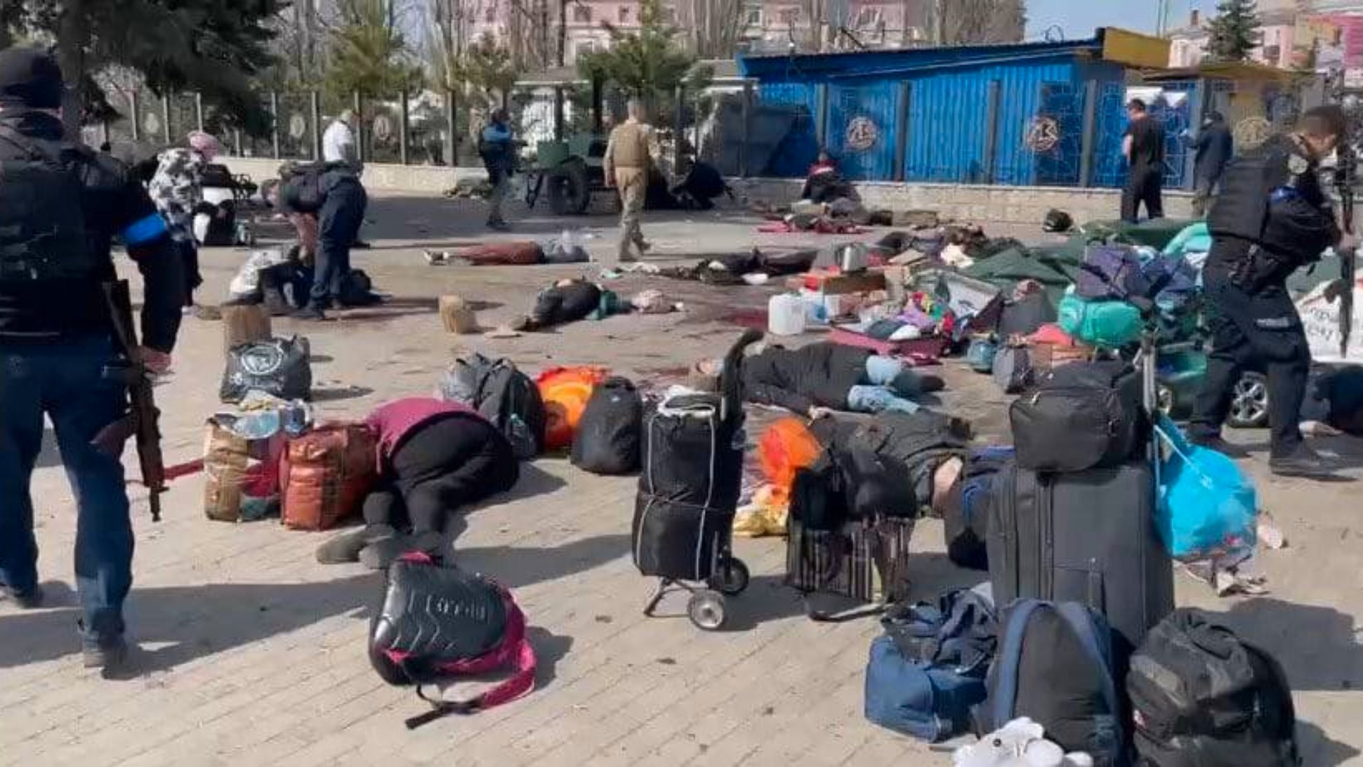 No momento do ataque estariam vários milhares de pessoas na estação ferroviária, diz governador de Donetsk