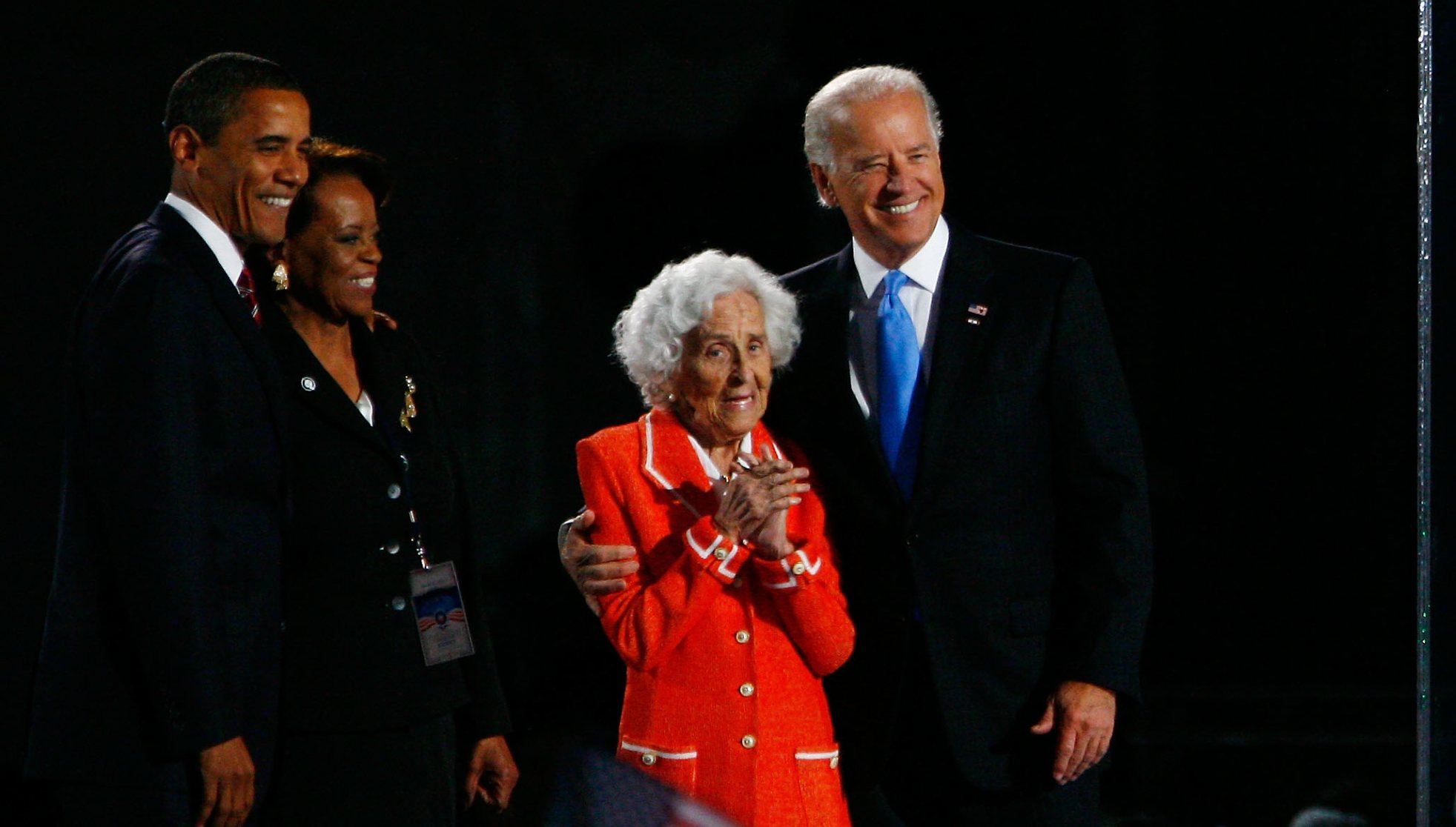 Joe Biden e a mãe