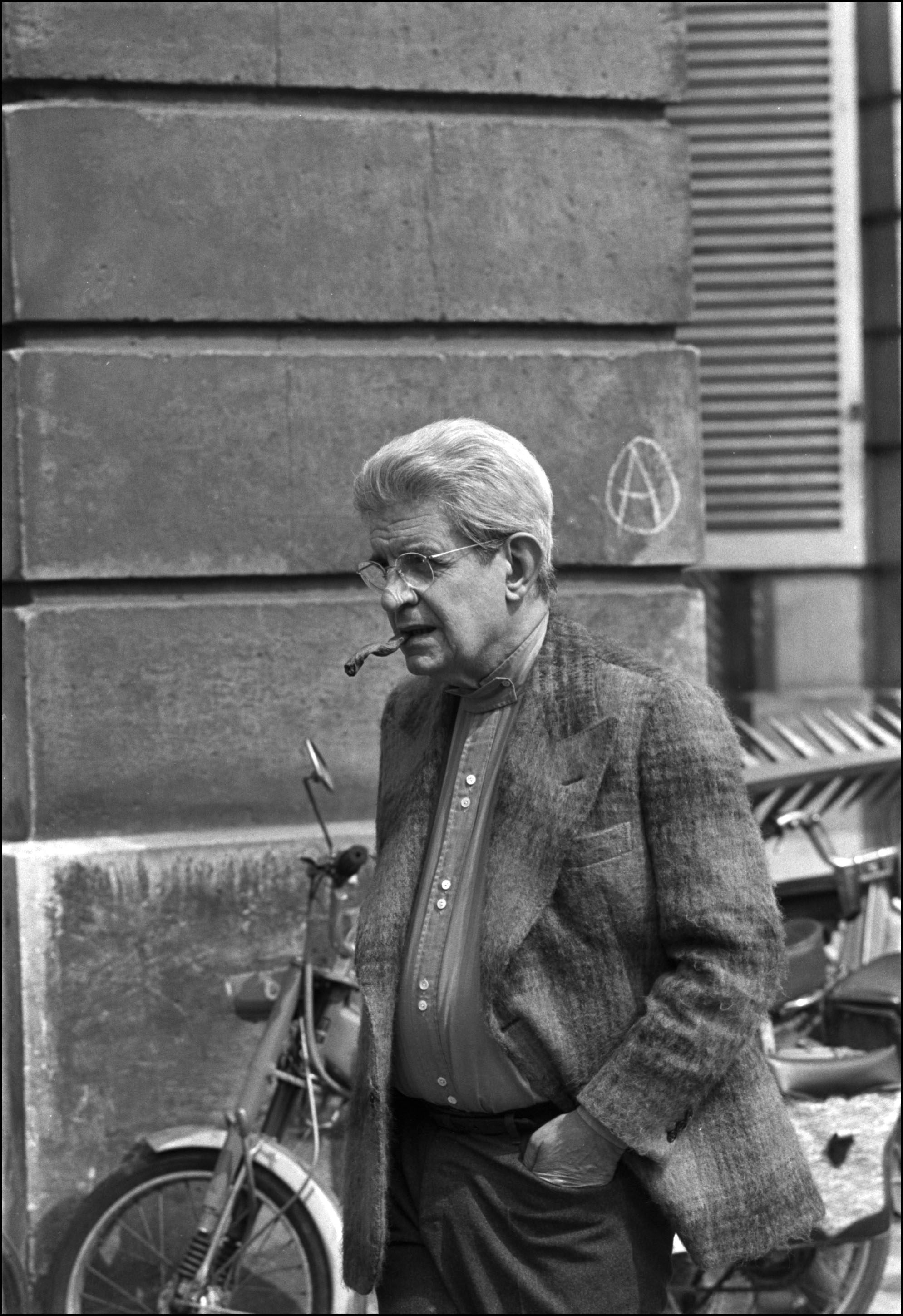 Jacques Lacan, psychoanalyst and writer in Paris, France on November 01, 1976.