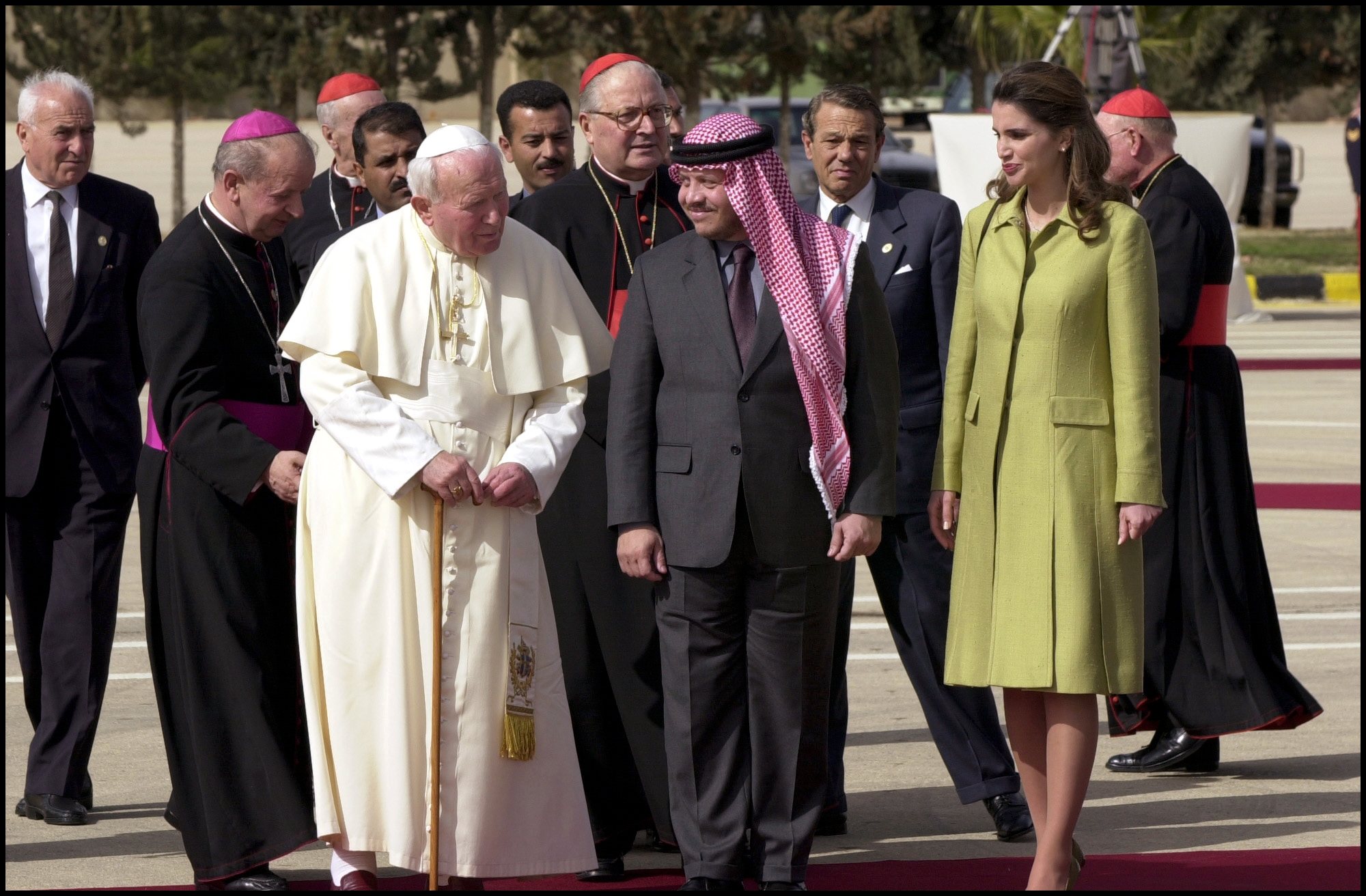 Visit of Pope John Paul II in Jordan