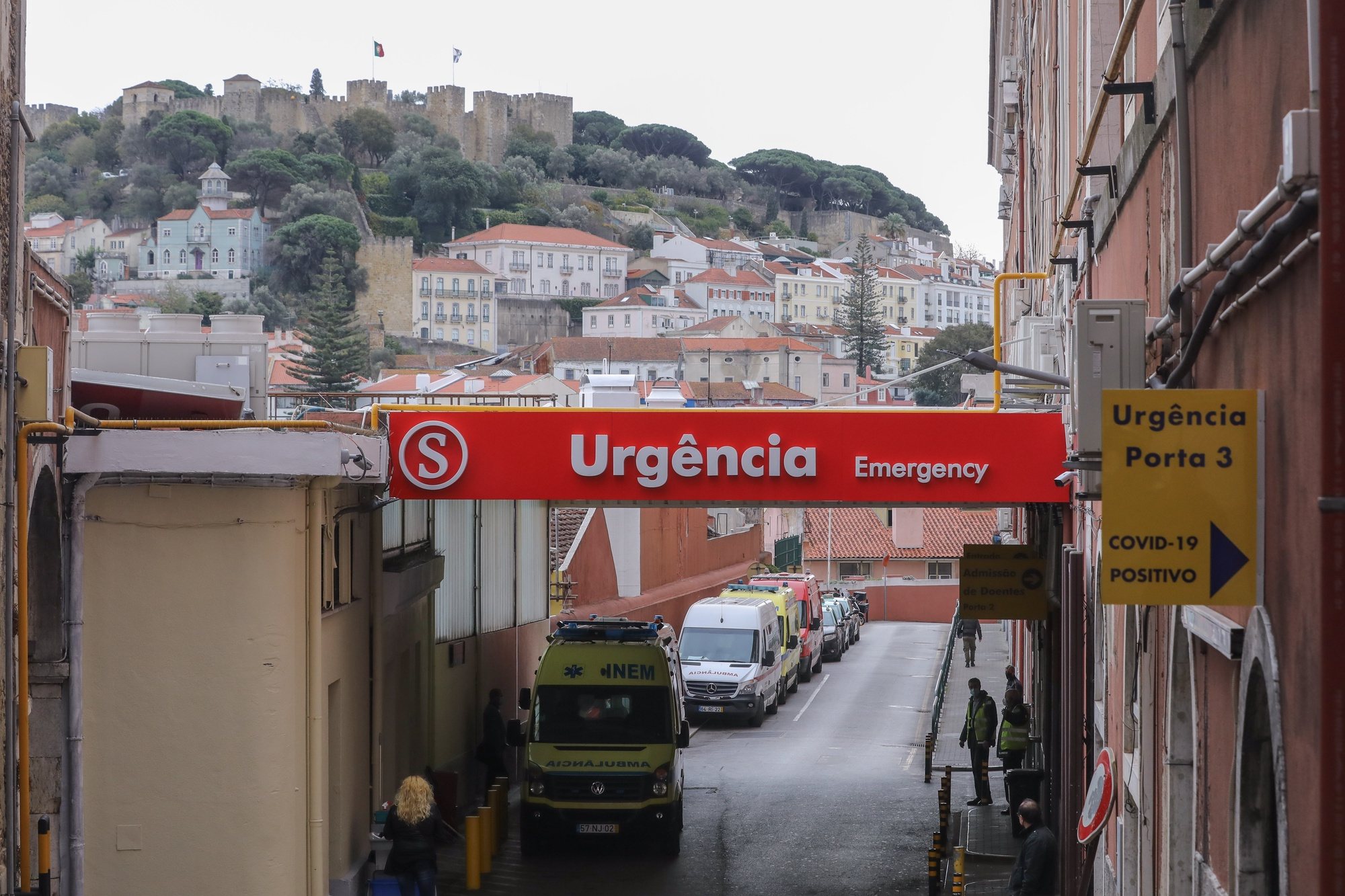 Hospital de S. José, em Lisboa, 04 de novembro de 2020. ANTÓNIO COTRIM/LUSA
