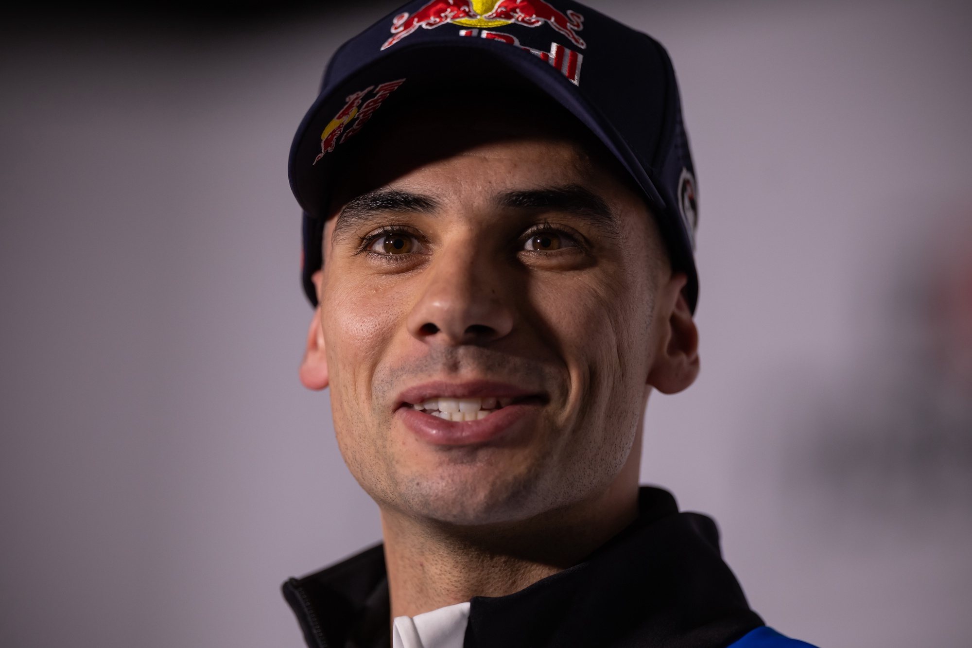 Moto GP portuguese rider Miguel Oliveira of Trackhouse Racing team attends a press conference ahead of the Moto GP Grand Prix of Portugal that will take place from March 22 to March 24, at Autodromo Internacional do Algarve, Portimao, south of Portugal, 21 March 2024. JOSE SENA GOULAO/LUSA