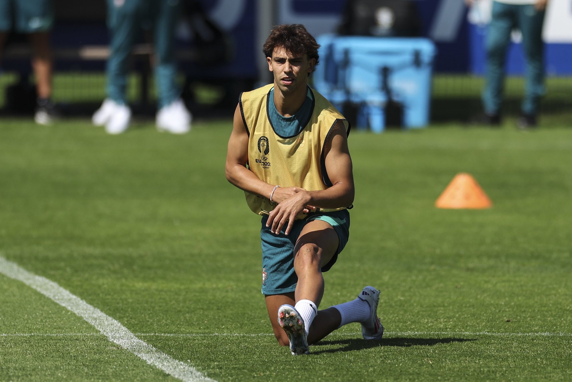 Portugal national soccer team player João Felix during a training session in Marienfeld, Harsewinkel, Germany, 25 June 2024. The Portuguese national soccer team is based in Marienfeld, Harsewinkel during the UEFA EURO 2024. MIGUEL A. LOPES/LUSA