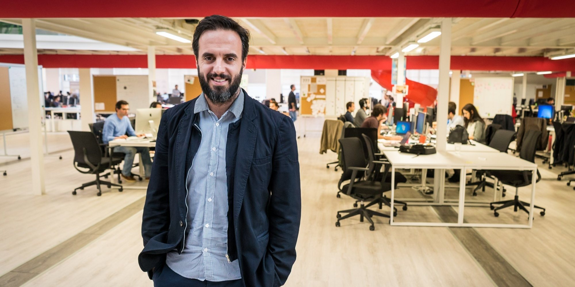 José Neves, fotografado num dos escritórios da Farfetch em 2015, ano em que a empresa se tornou um unicórnio