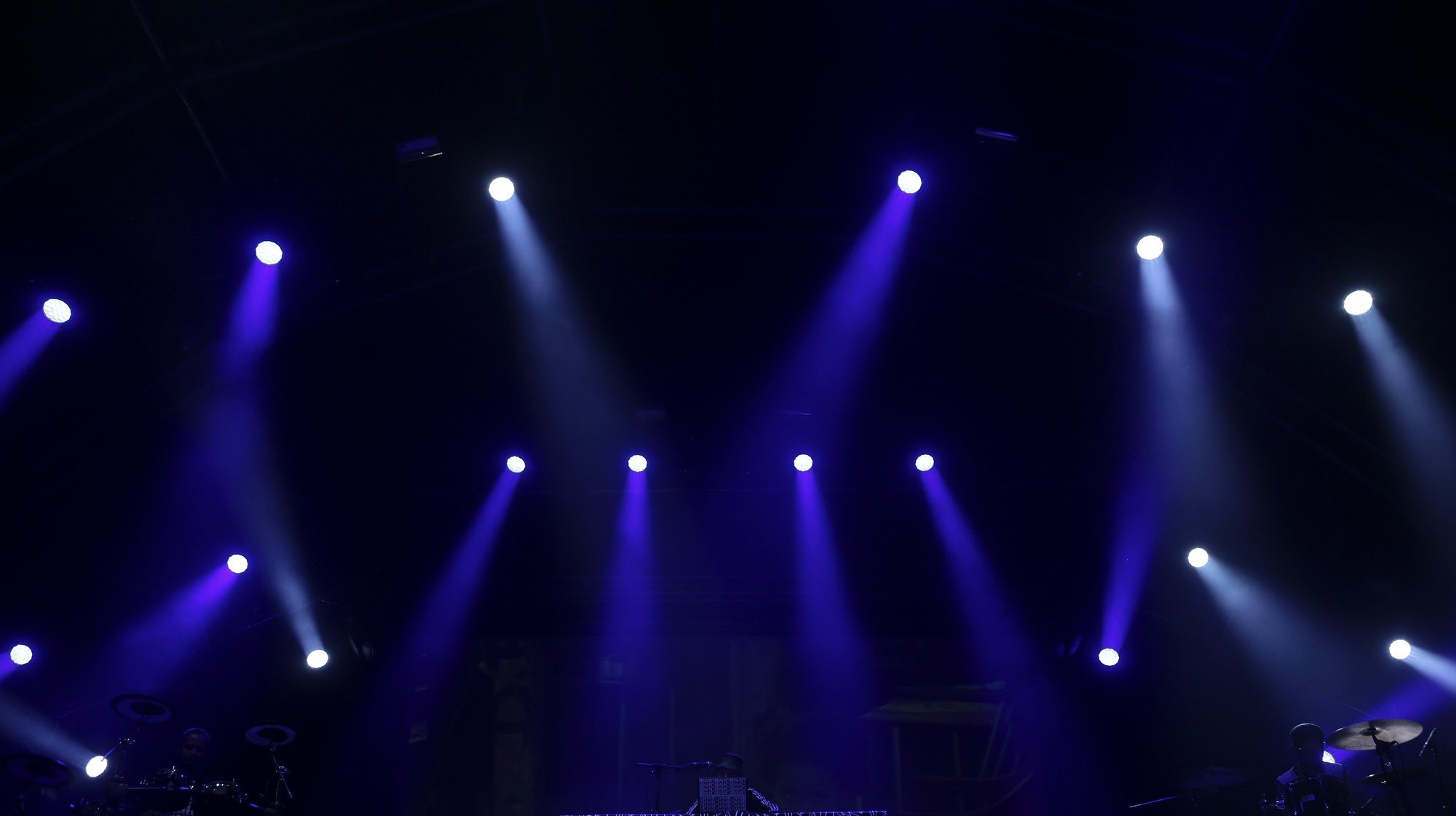 Elementos da banda portuguesa  Buraka Som Sistema&quot;  durante a sua atuação no Festival &quot;O Sol da Caparica&quot;, Costa da Caparica, Almada, Portugal, 14 de agosto de 2014.  ANTÓNIO COTRIM/LUSA