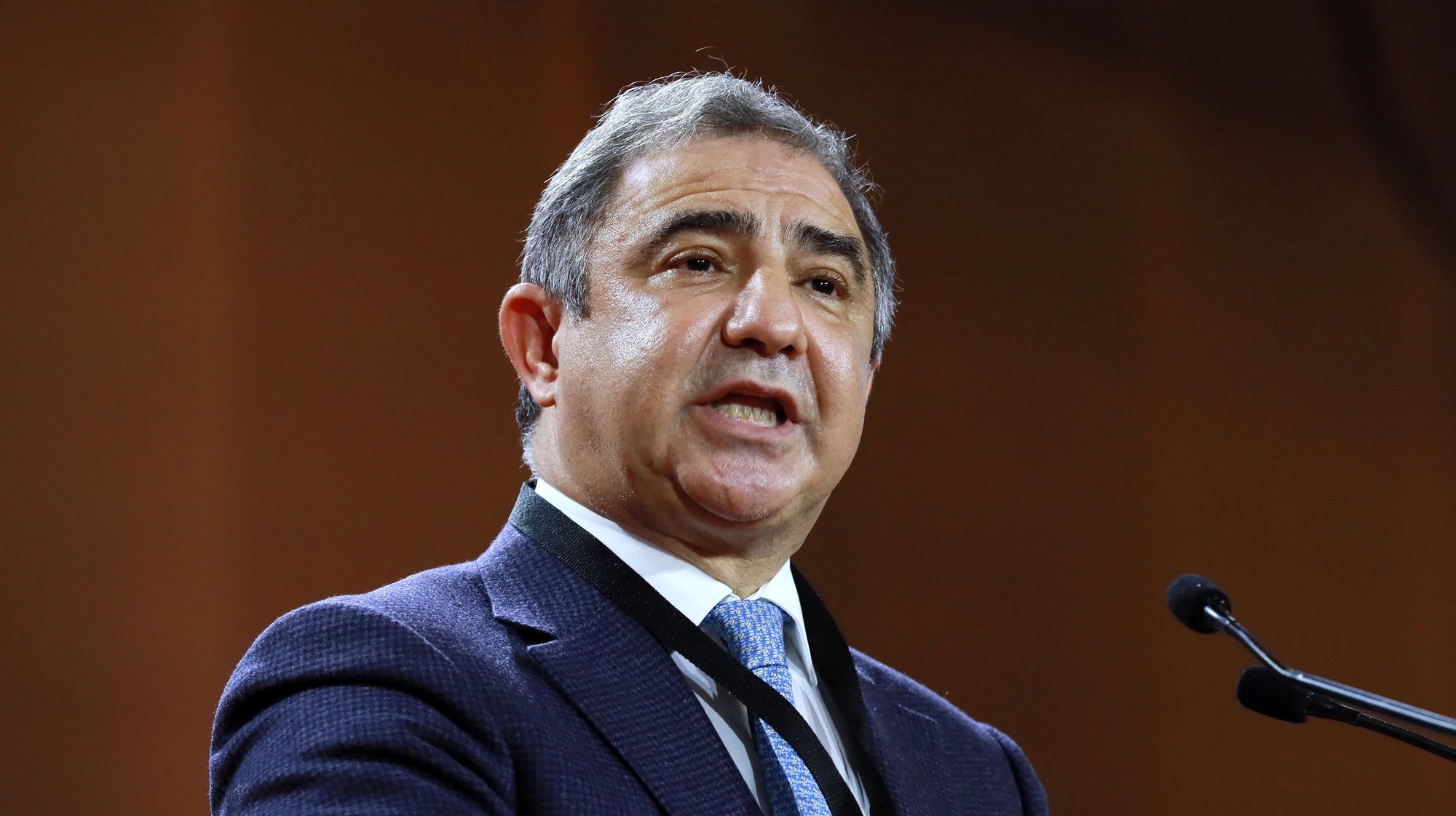 O presidente do Governo Regional dos Açores, José Manuel Bolieiro