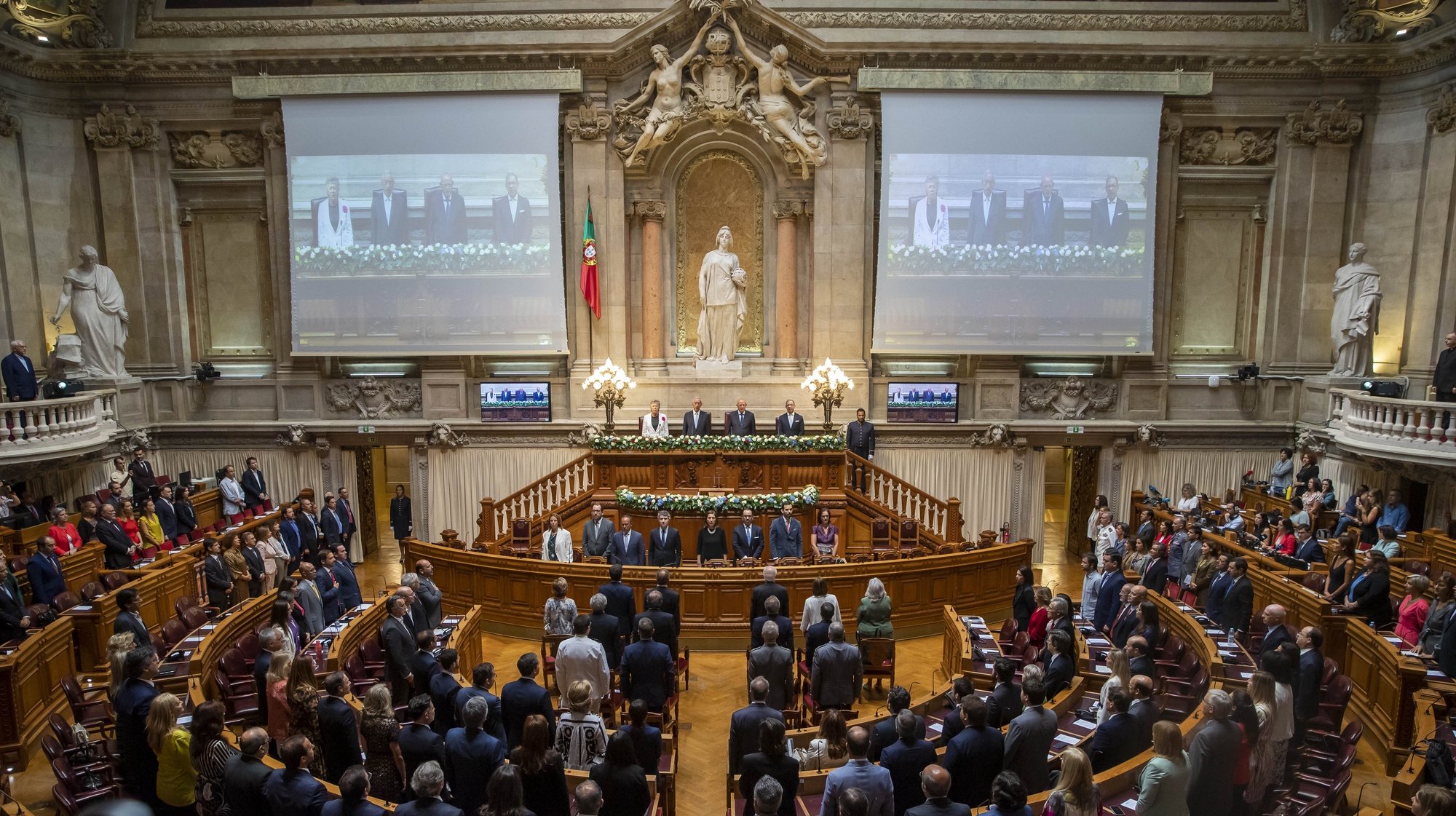 Sessão solene evocativa dos 200 anos da aprovação da Constituição de 1822, na Assembleia da República, em Lisboa, 23 de setembro 2022. JOSE SENA GOULAO/LUSA