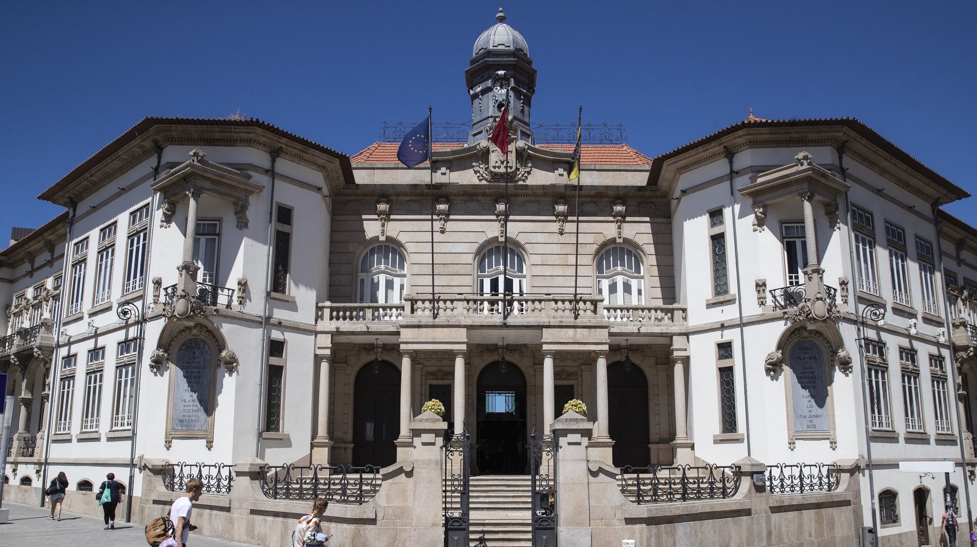 Edifício da Câmara Municipal de Vila Nova de Gaia, 26 de julho de 2022. JOSÉ COELHO/LUSA