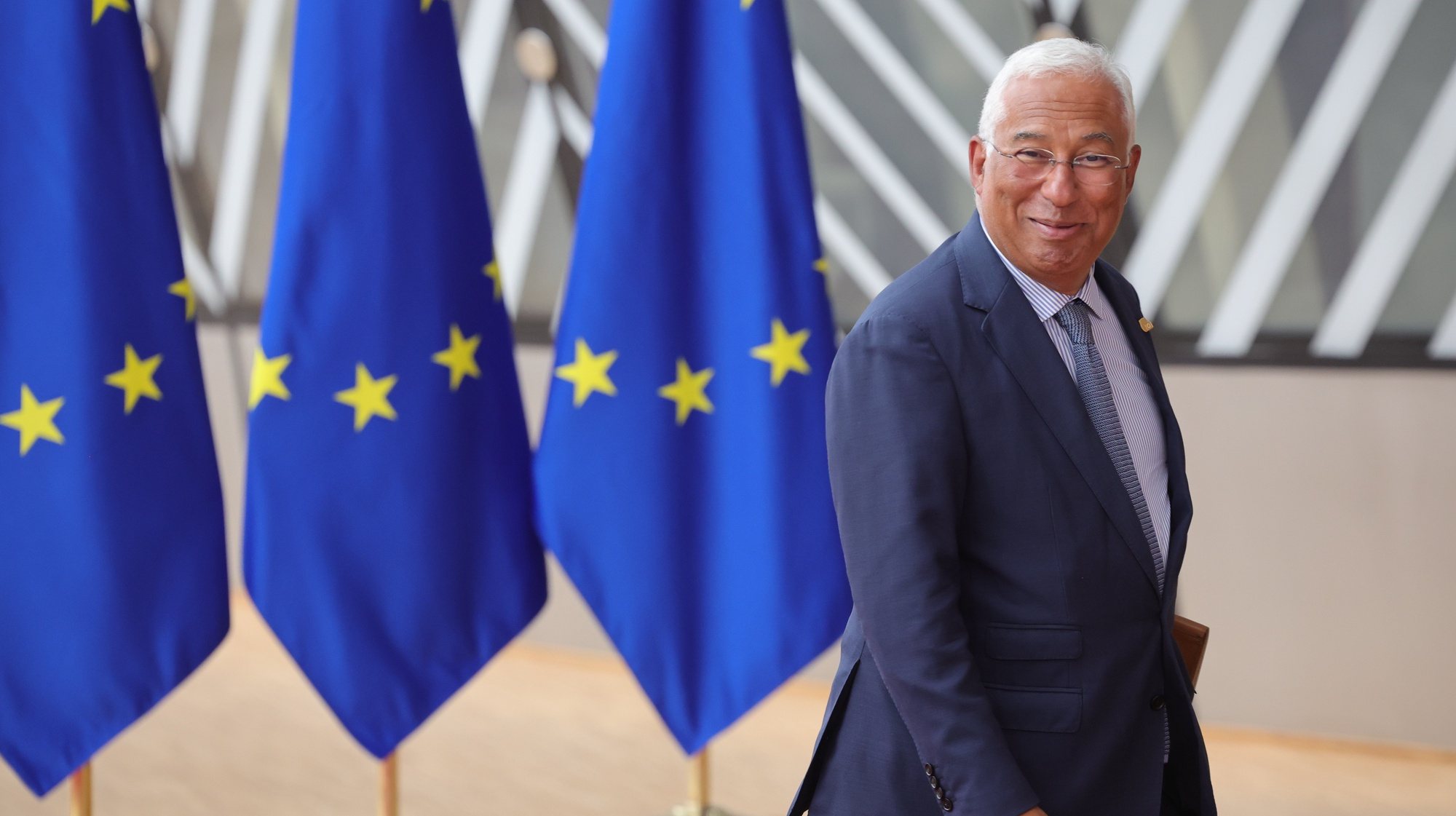 epa10717127 Portugal&#039;s Prime Minister Antonio Costa arrives for a European Council in Brussels, Belgium, 29 June 2023. EU leaders are gathering in Brussels for a two-day summit to discuss the latest developments in relation to Russia&#039;s invasion of Ukraine and continued EU support for Ukraine as well as the block&#039;s economy, security, migration and external relations, among other topics.  EPA/OLIVIER MATTHYS