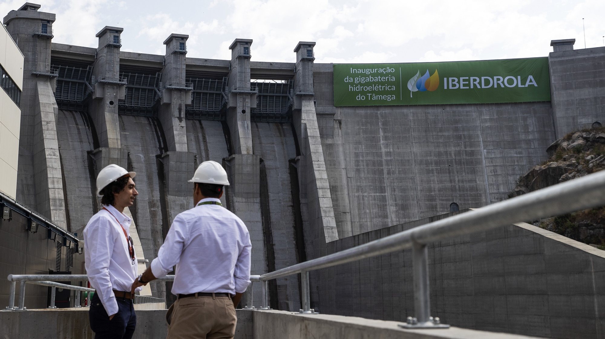 Inauguração das barragens do alto Tâmega, em Ribeira de Pena, Vila Real, 18 de julho de 2022. JOSÉ COELHO/LUSA