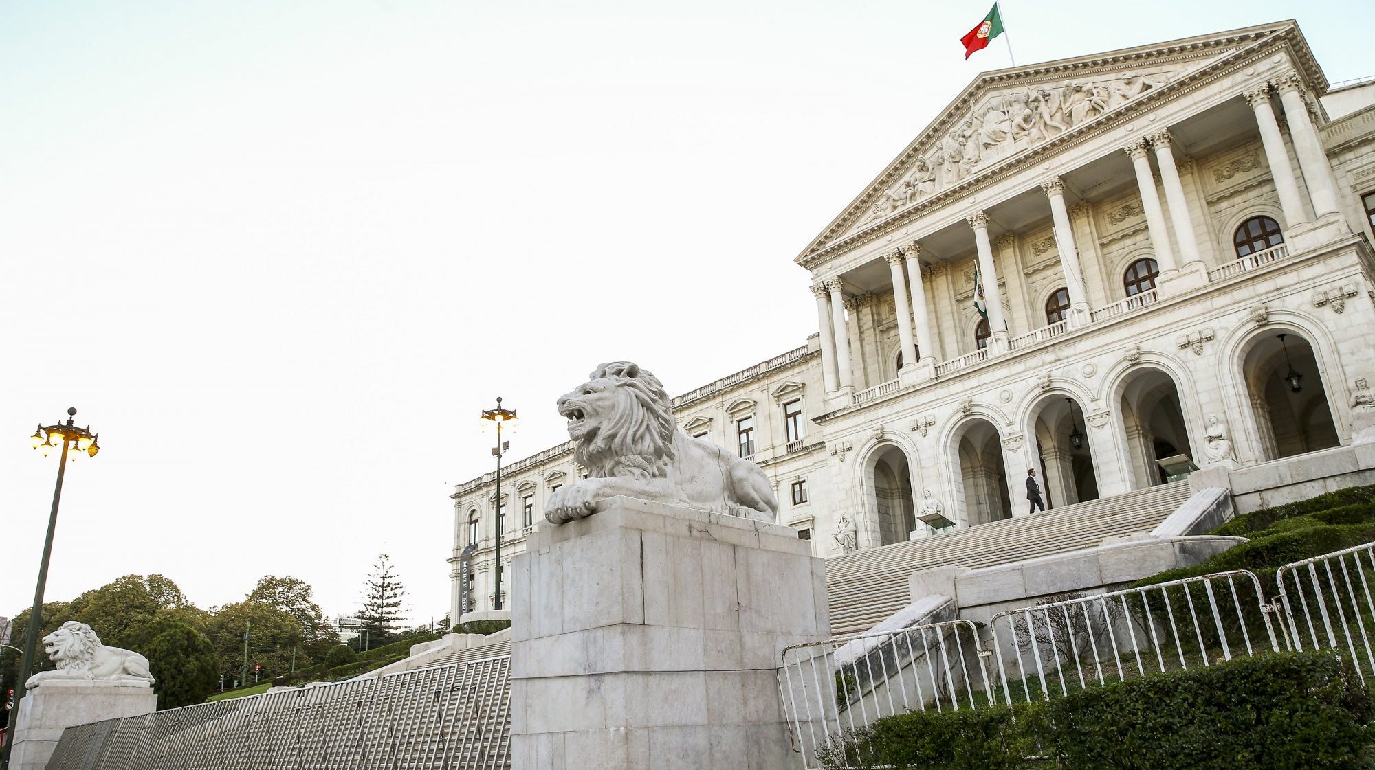 Fachada frontal da Assembleia da República