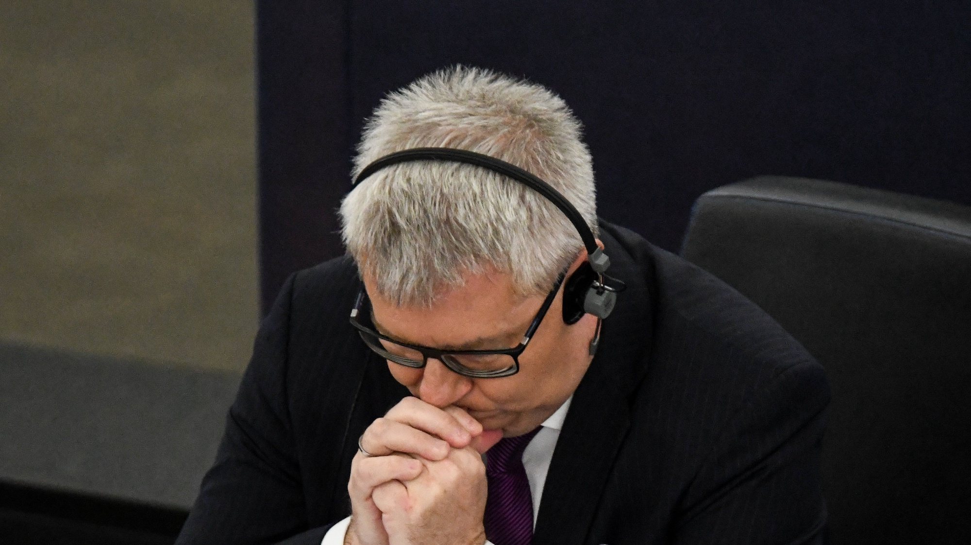epaselect epa06502601 Vice-President of the European Parliament Ryszard Czarnecki reacts at the the European Parliament in Strasbourg, France, 07 February 2018,  during the voting session. The Polish Vice-President of the European Parliament, Ryszard Czarnecki, who is controversial over Nazi comparisons and insults, has to leave his post. The MEPs voted on 07 February 2018 with the necessary two-thirds majority for the dismissal of the national-conservative politician. It is the first time in the history of the European Parliament that an official has been voted out of office under Rule 21 of the Rules of Procedure. Czarnecki, who is a member of parliament of the Eurosceptic Group of European Conservatives and Reformers (ECR), called the Christian Democrat Polish MP Roza Thun &#039;Szmalcownik&#039; on his blog.
This extremely bad insult designates Poles who betrayed Jews to the Nazis for money during the Second World War or blackmailed Polish protectors from Jews.  EPA/PATRICK SEEGER