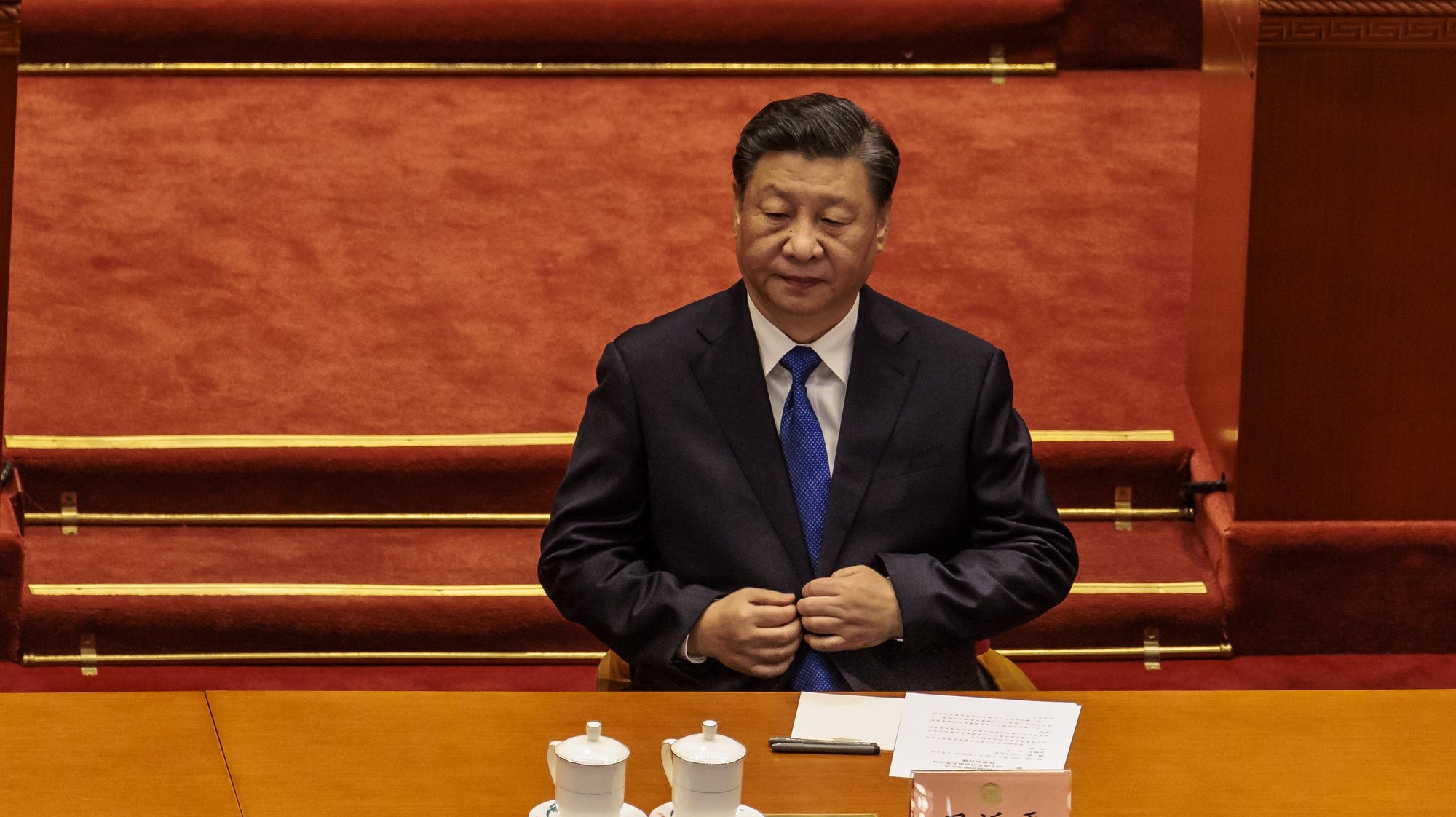 O Presidente chinês Xi Jinping